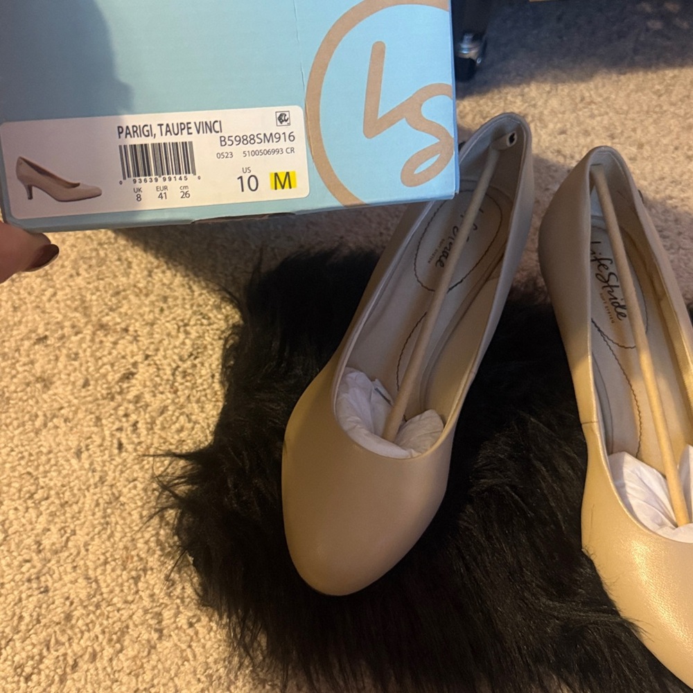 Life Stride Parigi Taupe Vinci Low Heel Pump - Picture 7 of 10